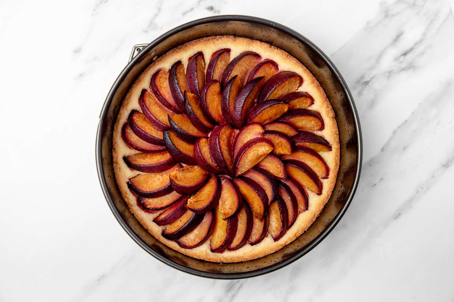 baked german plum tart for german plum tart recipe