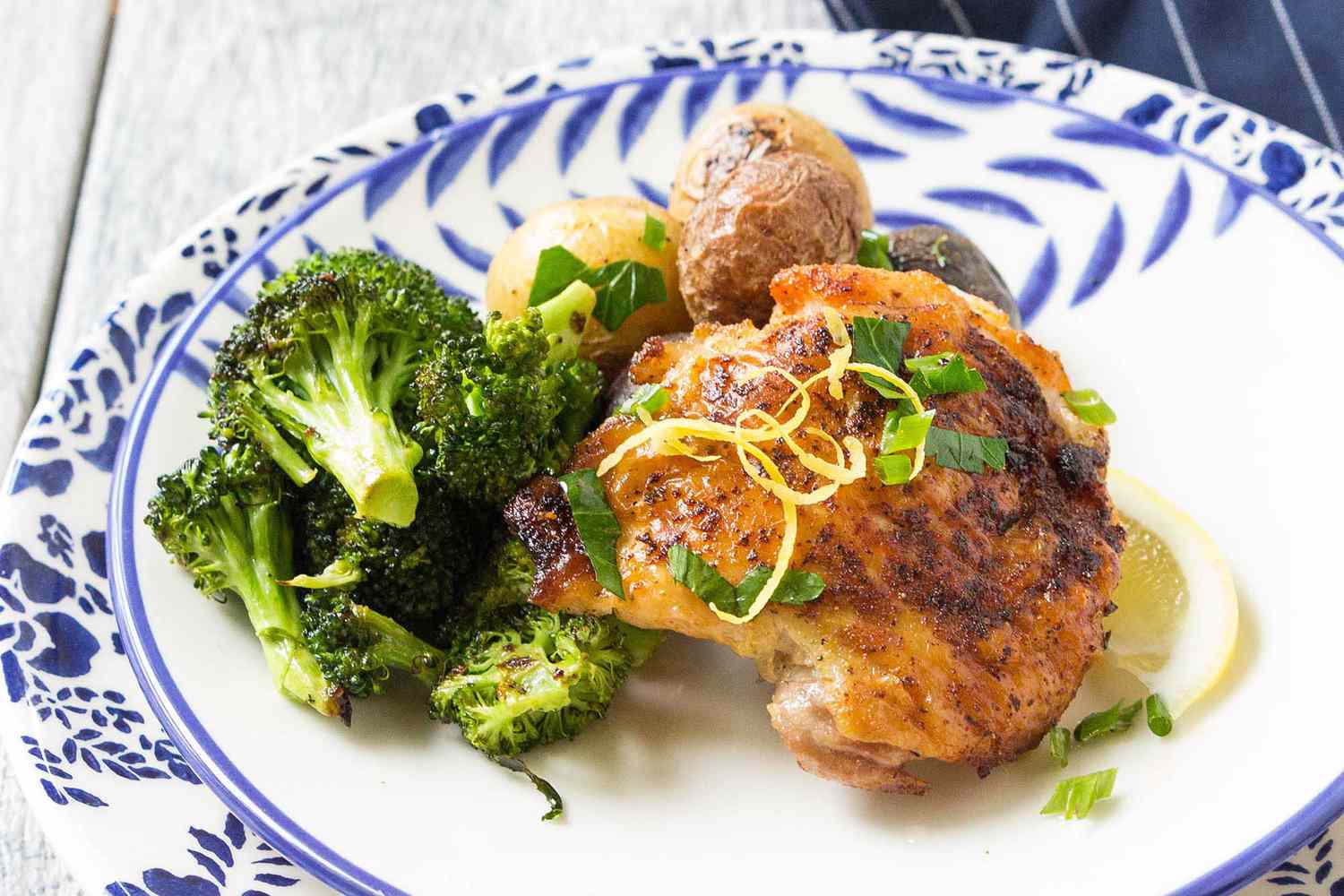 Sheet Pan Chicken with Broccoli and Potatoes