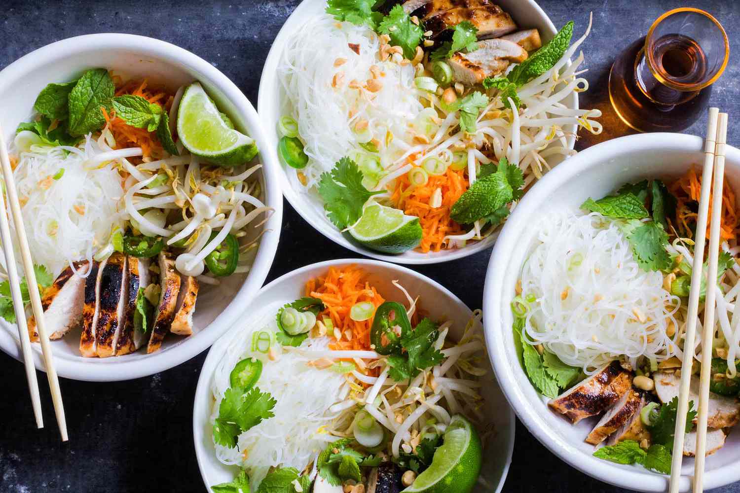 Vietnamese-Style Noodle Bowls with Chicken Recipe