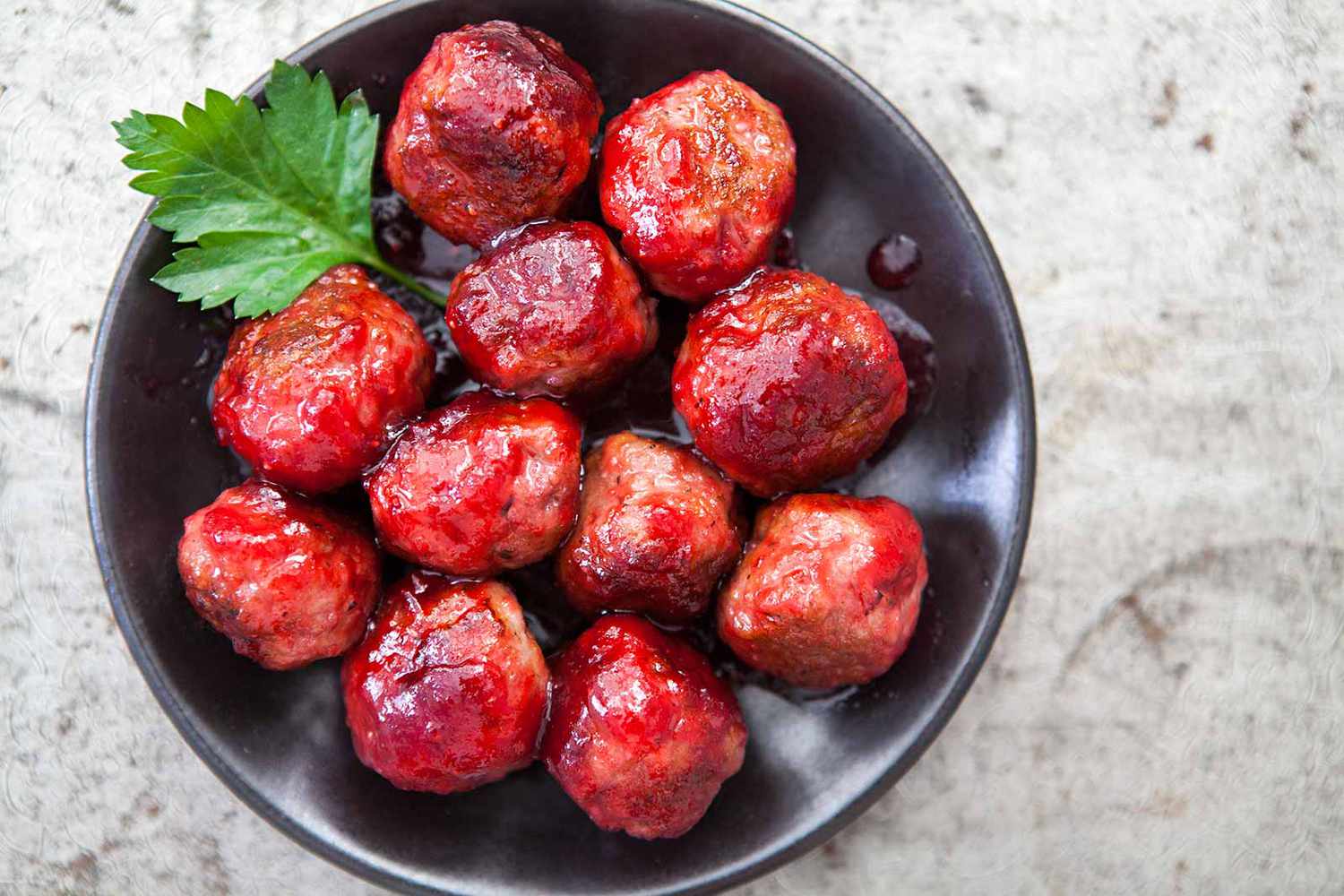 Cranberry Glazed Meatballs