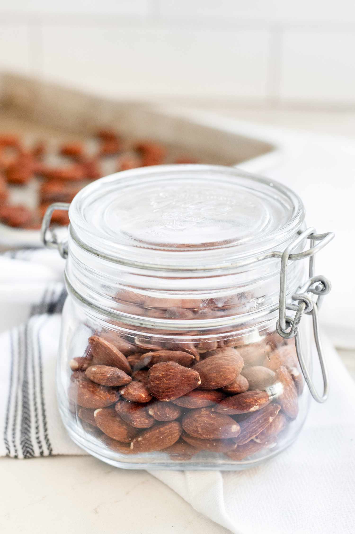 Toasted Almonds in a Jar