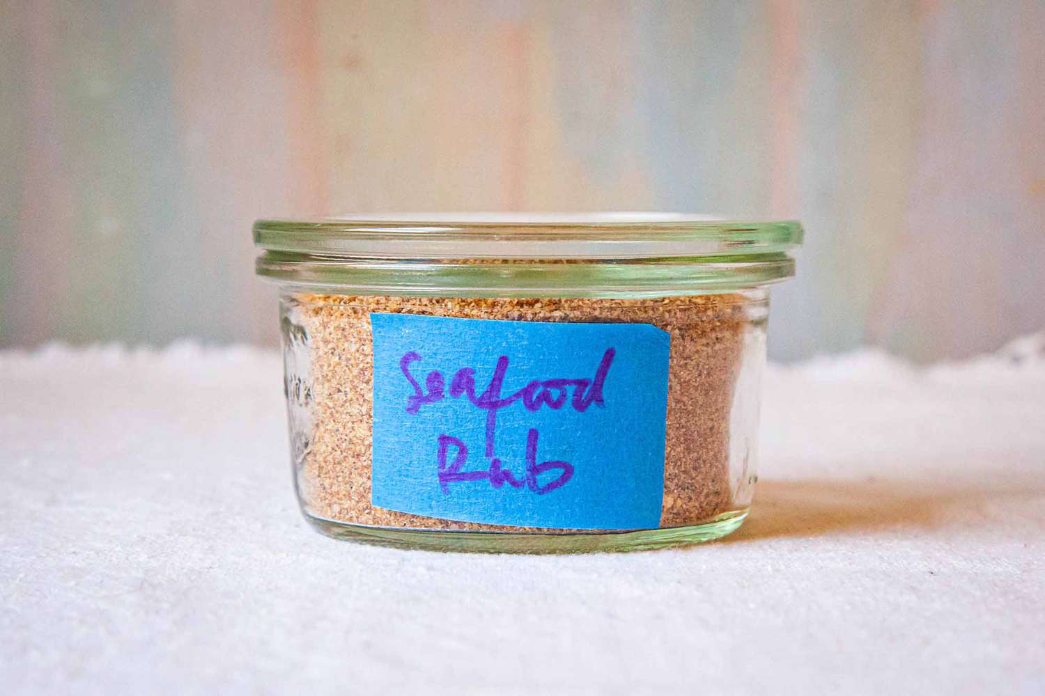 Jar of Best Dry Rub for Fish and Seafood