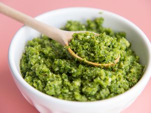 Recaito in a Bowl with Spoon