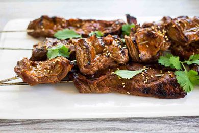 Korean Beef Skewers
