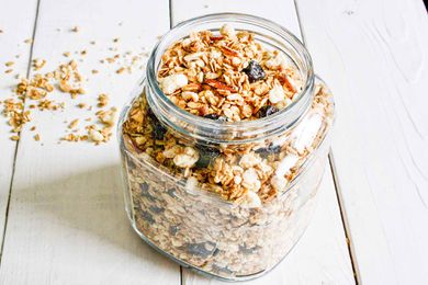Homemade Granola with Cherries and Almonds