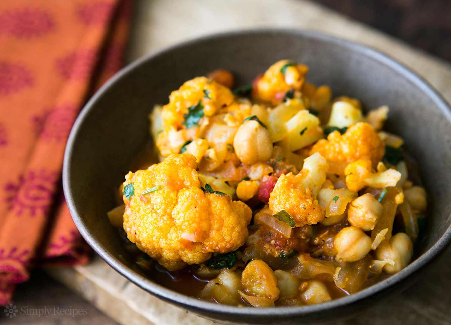 Cauliflower Chickpea Curry recipe