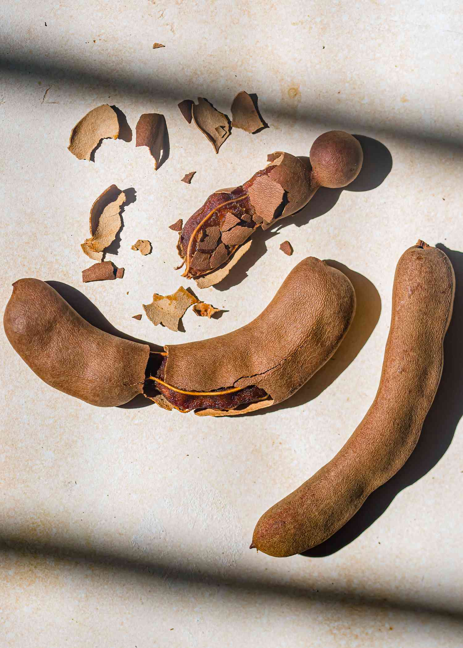 Crushed tamarind in shadow