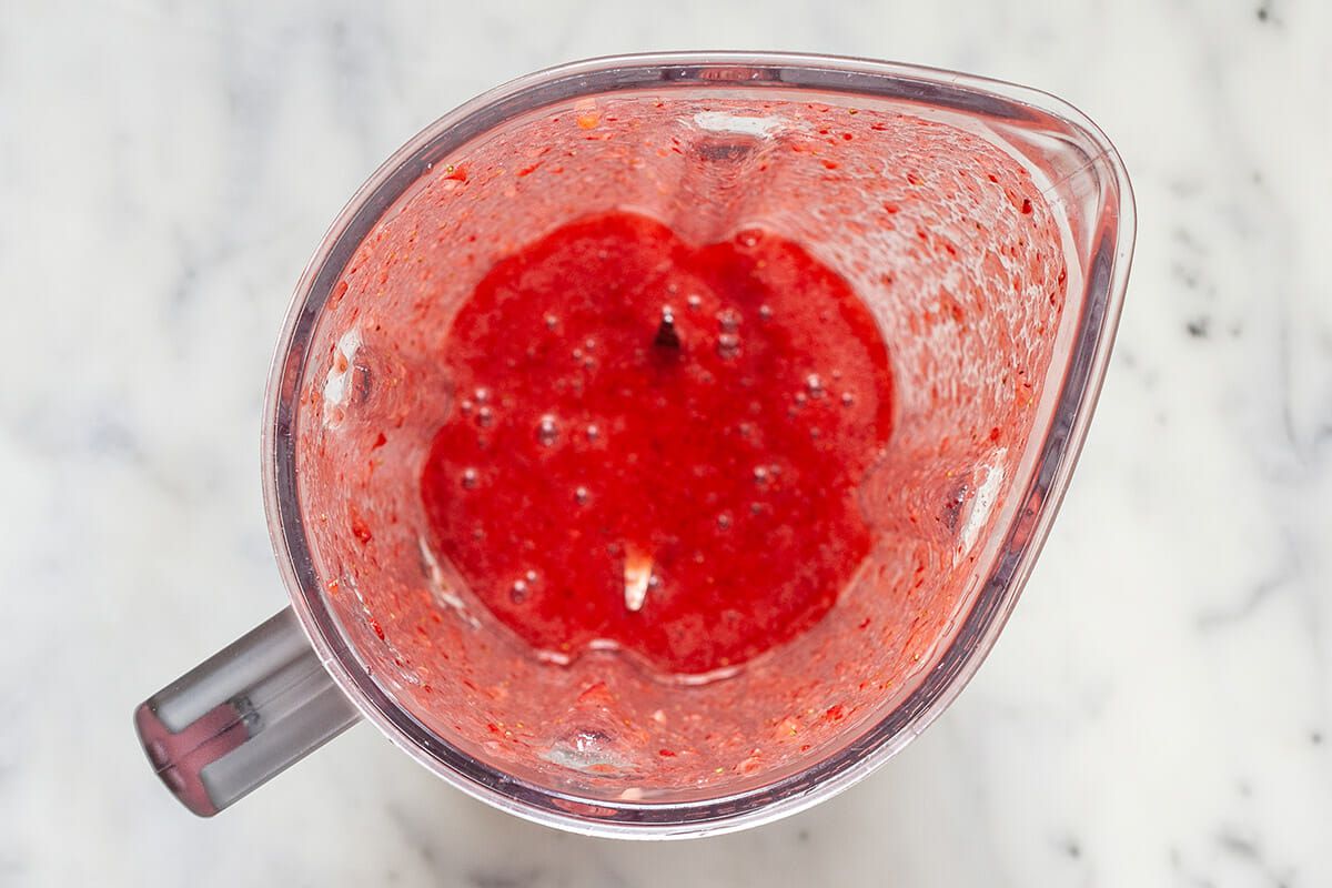 Strawberry Ice Cream recipe make the strawberry sauce