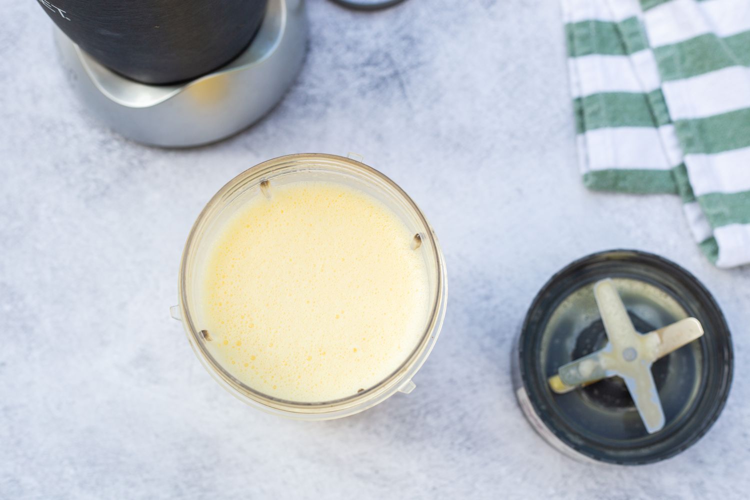 Egg Mixture in Blender for Egg Bites