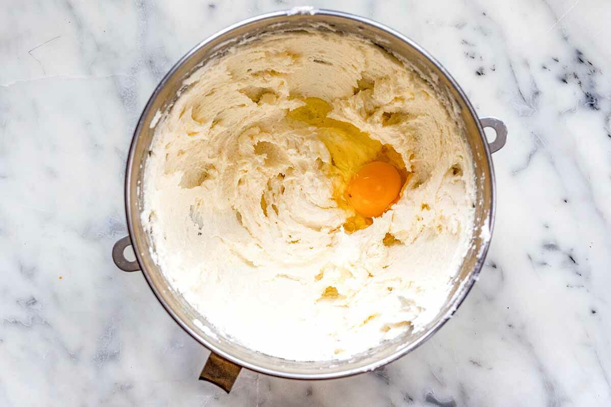 Vanilla Pound Cake in a Loaf Pan add the eggs