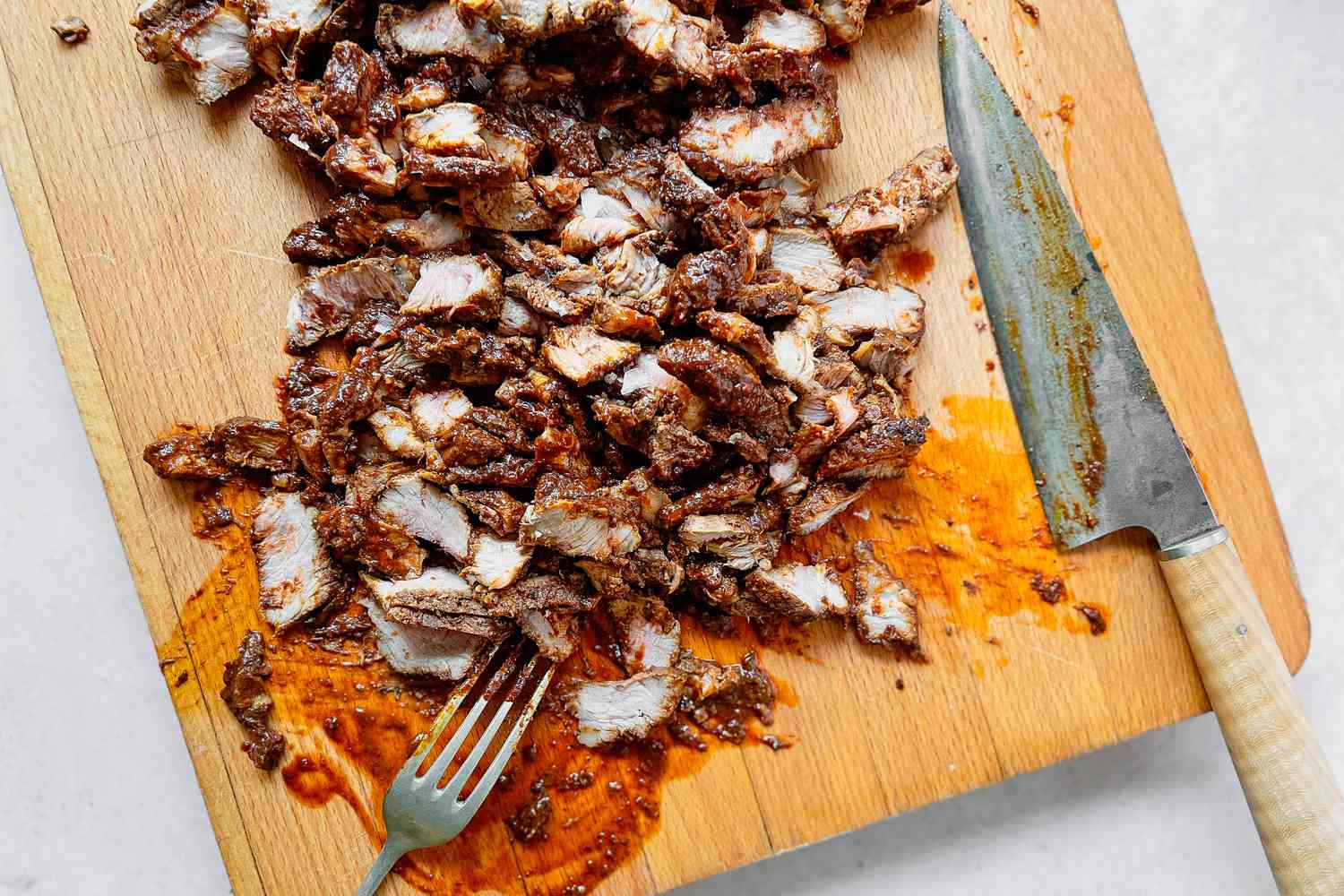 Slices of Meat for Tacos al Pastor