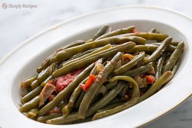 Green Beans with Bacon and Tomatoes