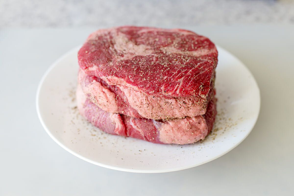 Chuck Roast Instant Pot dry and season the roast
