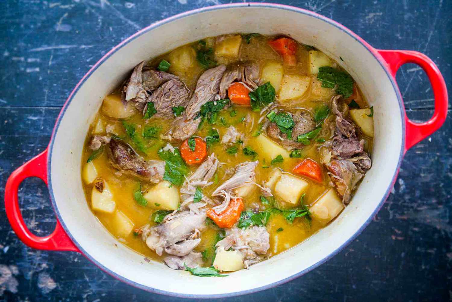 Slow Cooked Turkey With Mustard Sauce