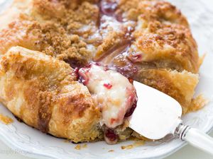 Baked Brie in a puff pastry