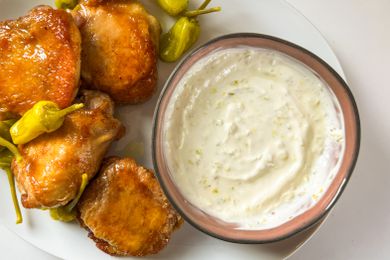 2-ingredient dressing with chicken