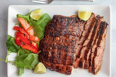 Grilled Flank Steak Marinade with Lime