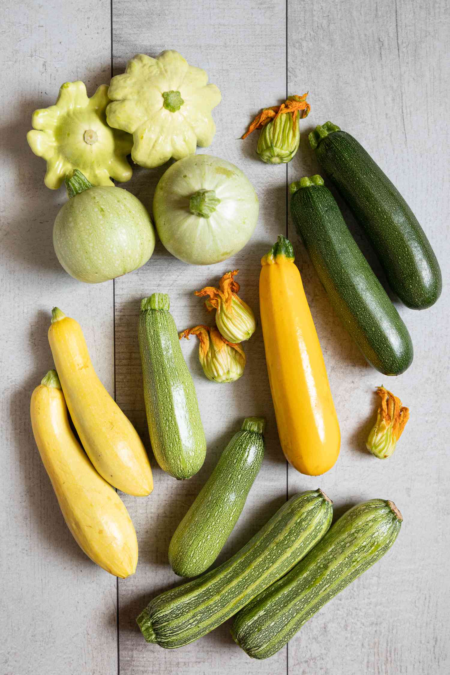 Varieties of summer squash