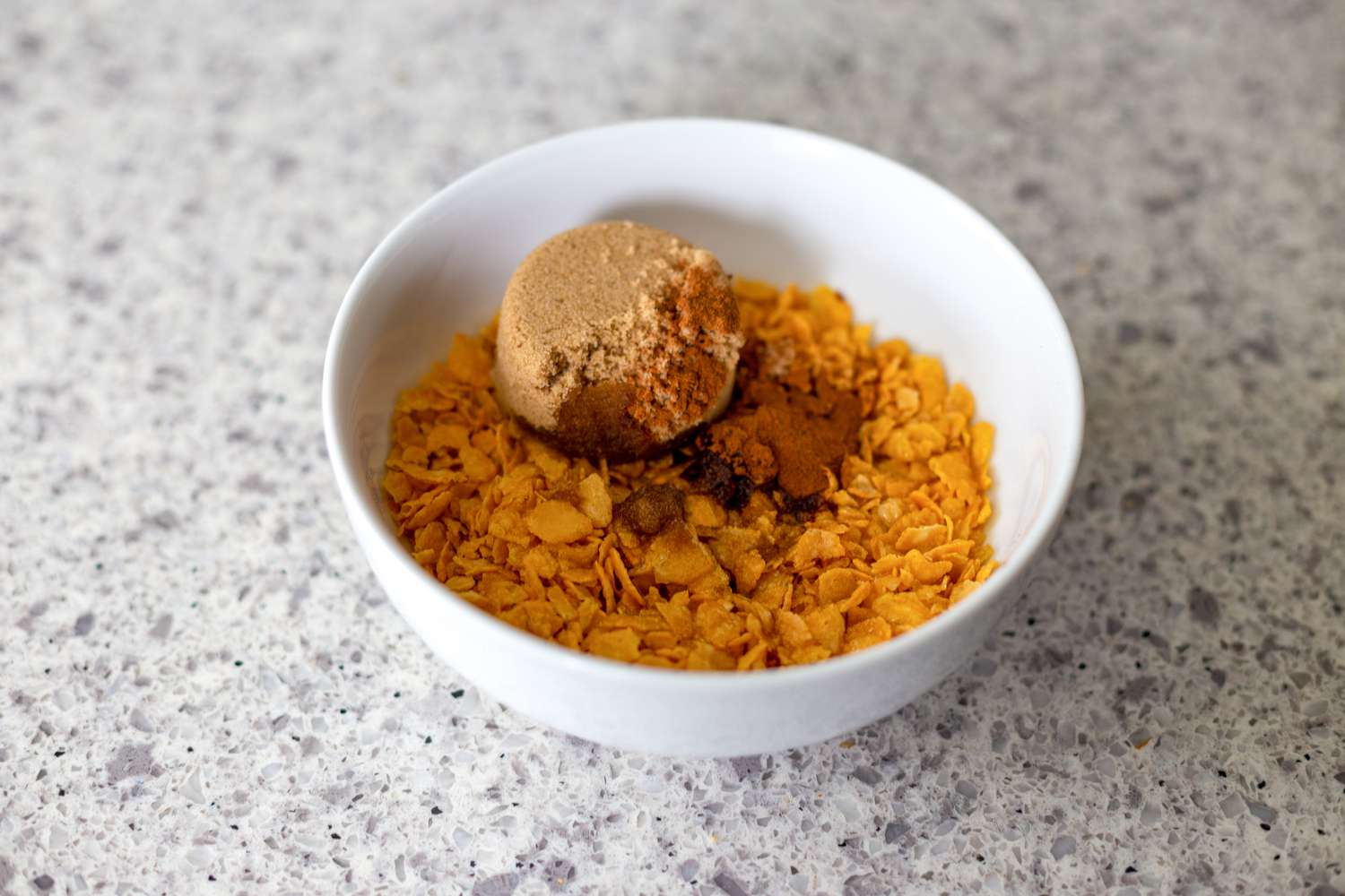 Make the cornflake topping for noodle kugel