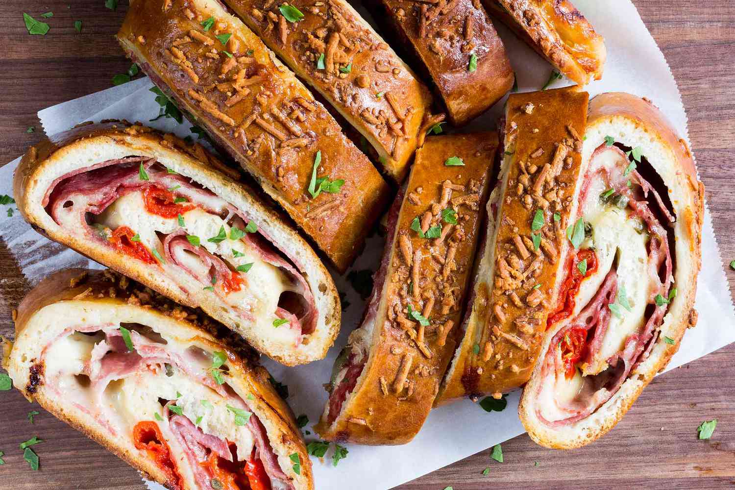 slices of stromboli