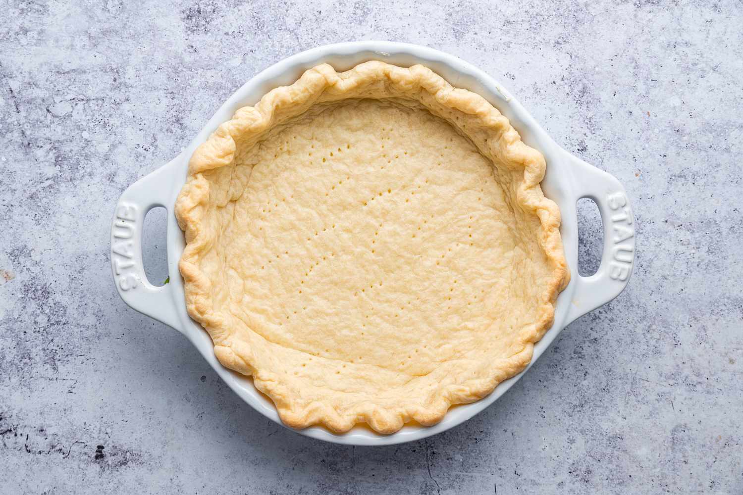Prebaked Crust for Tomato Pie