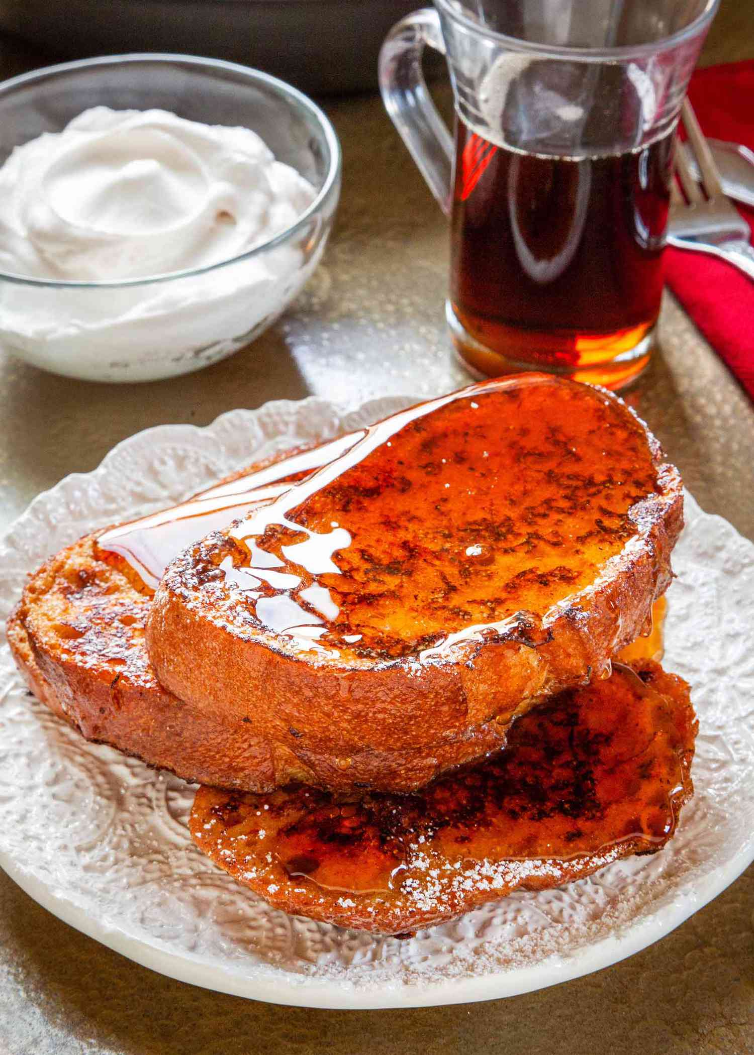 French Toast with Eggnog