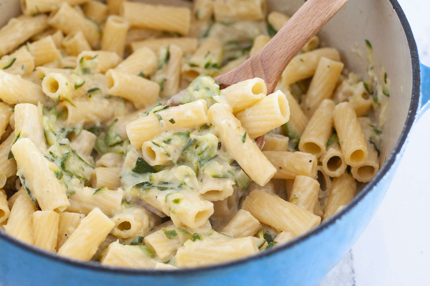 Pot of Zucchini Pasta 