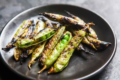 Grilled English Peas