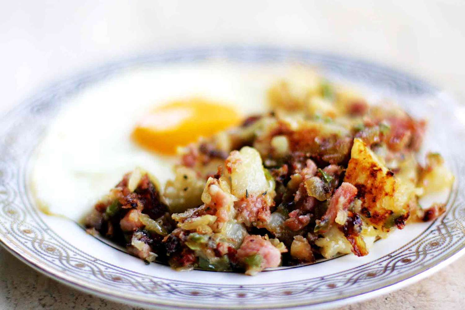 Leftover Ham and Potato Hash