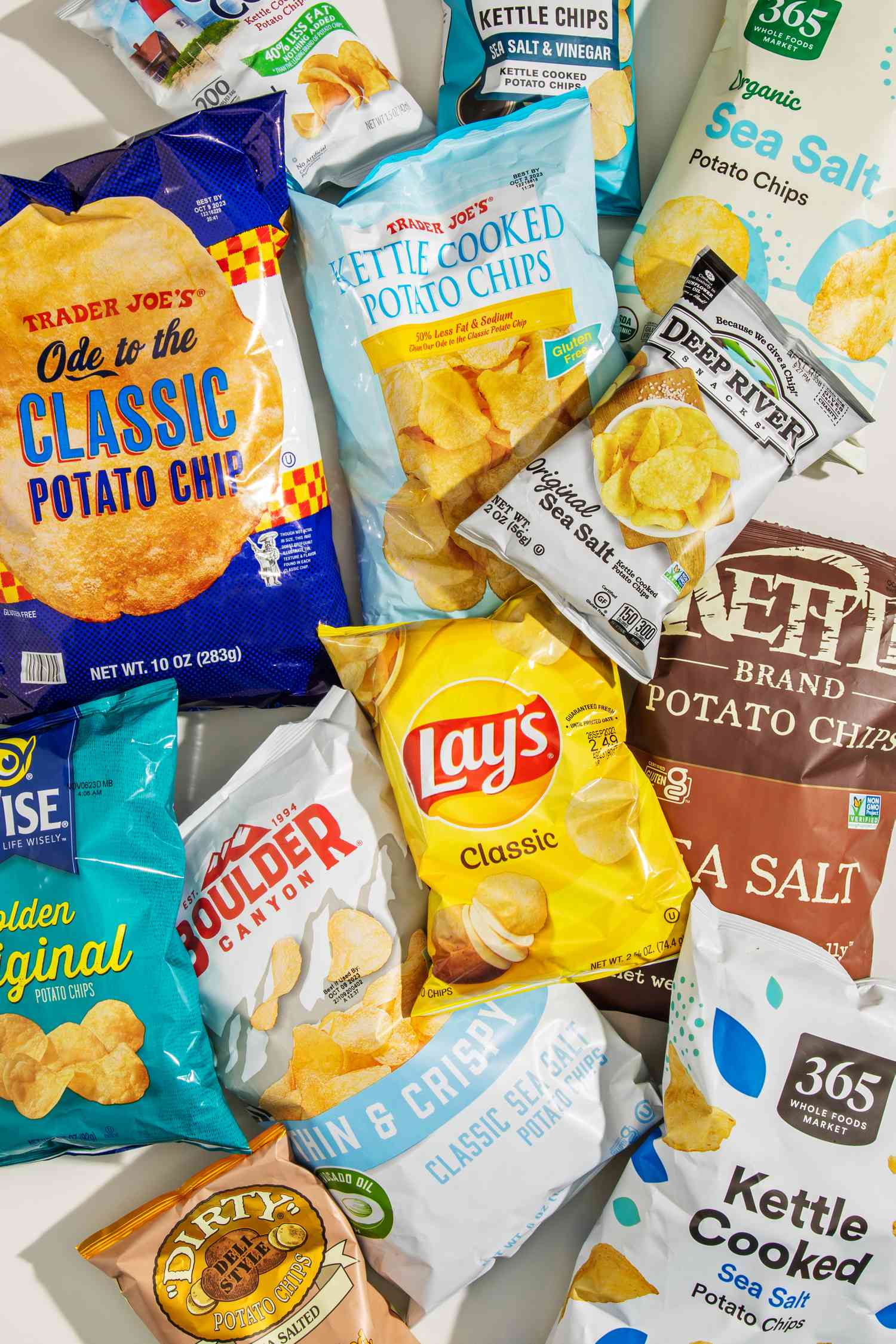 11 bags of potato chips 
