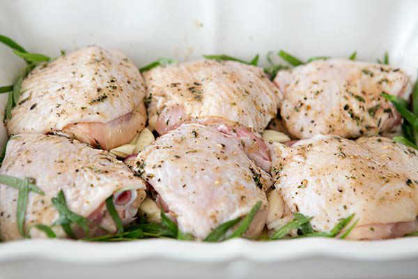 Chicken thighs for the oven
