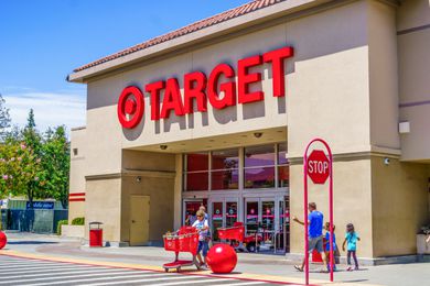 Outside view of a Target storefront