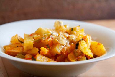 Best Chayote squash with Tomato and Green Chiles