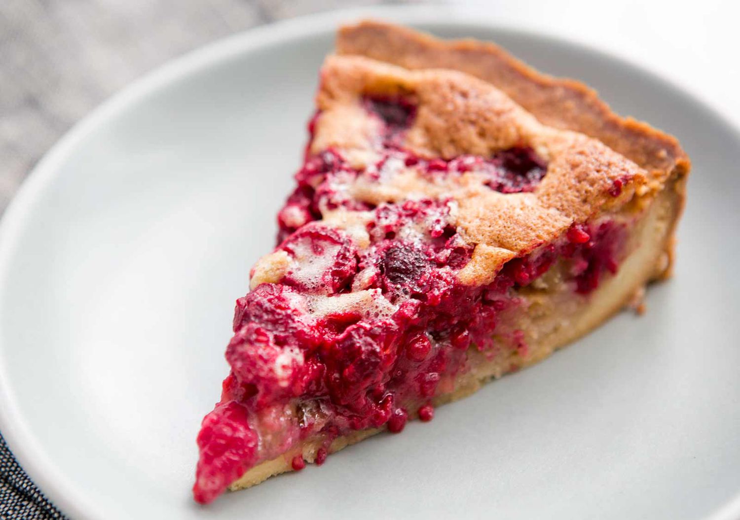 Raspberry Walnut Tart