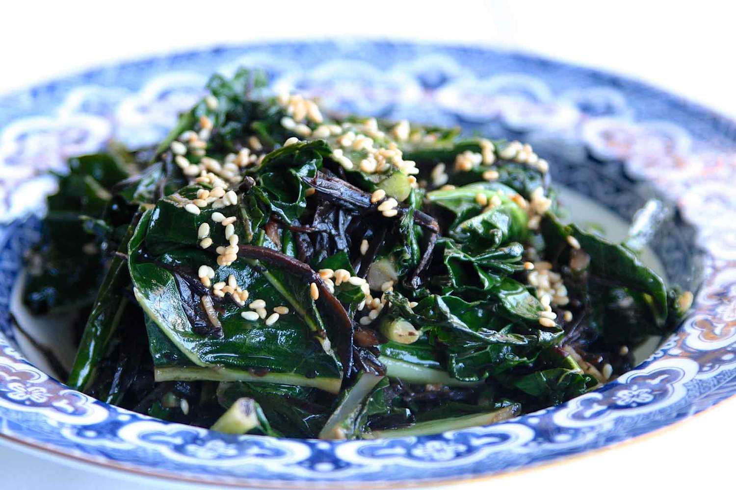 Sautéed Kale with Sesame and Ginger