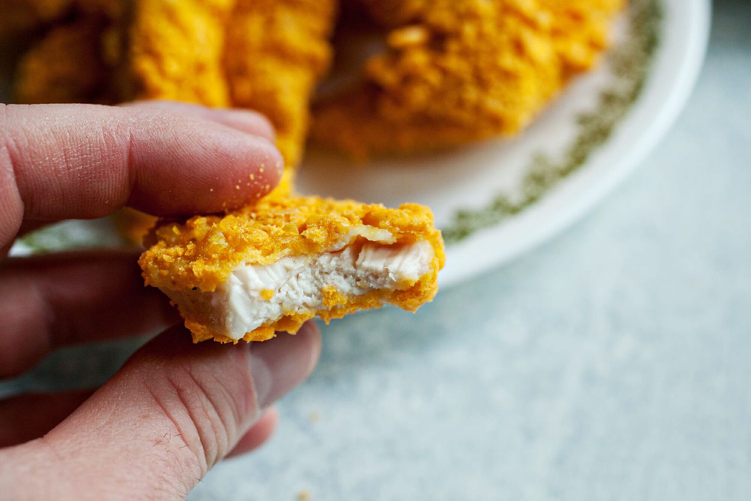 Baked Goldfish Chicken Tenders