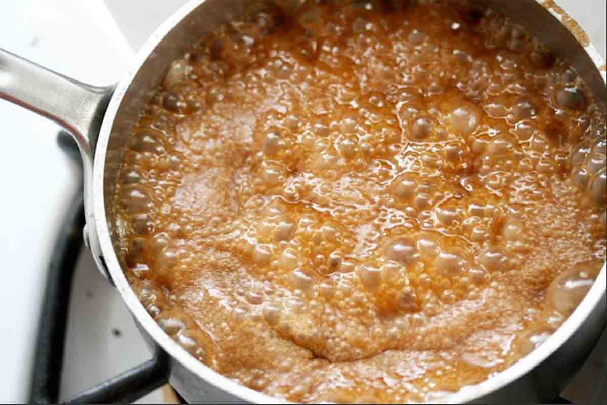 boil butterscotch sauce