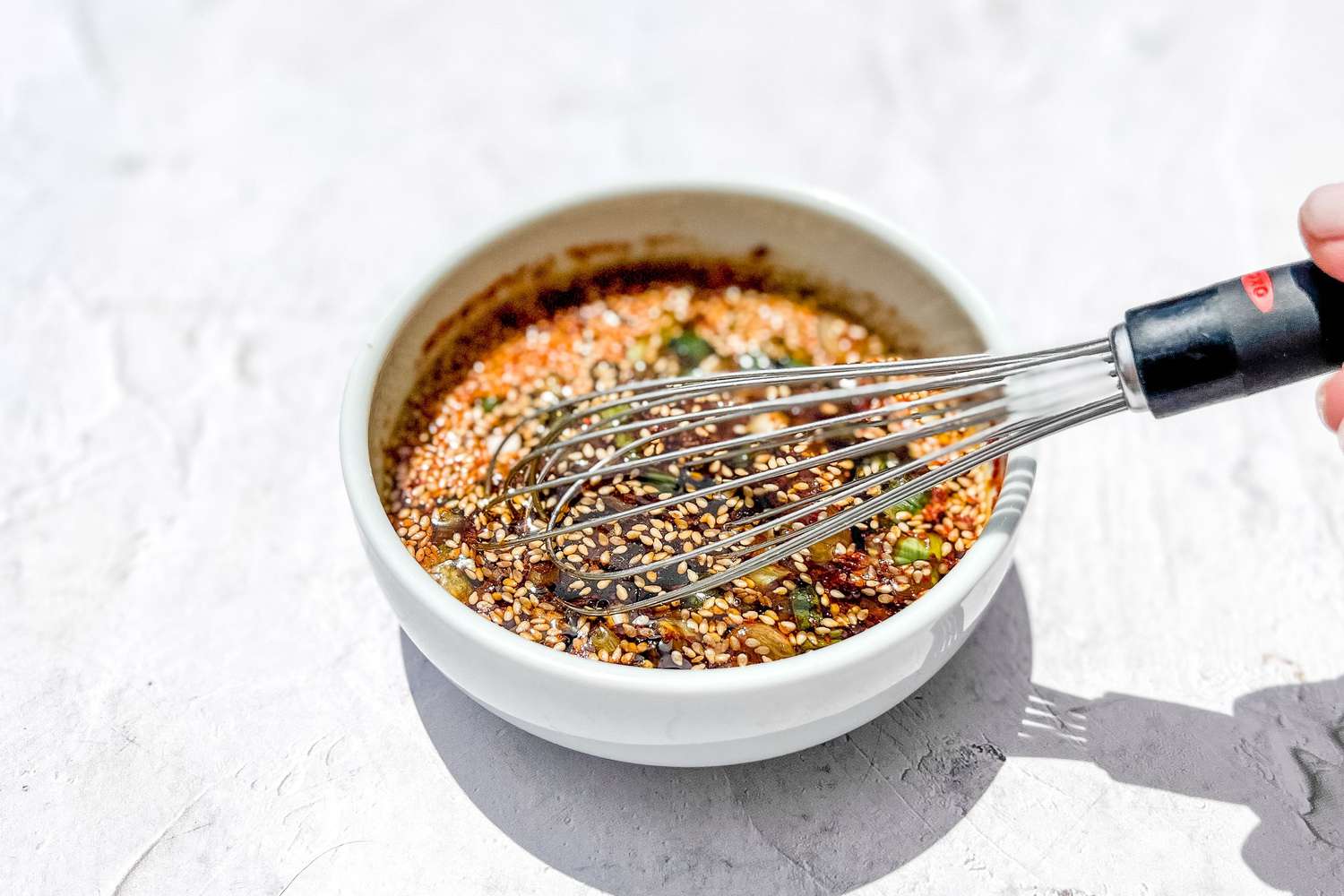 Bowl of soy sauce dip