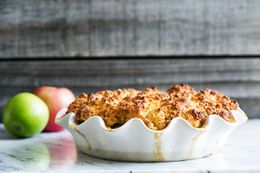 Apple Cobbler hot from oven
