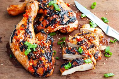 Grilled Chicken with Chili Garlic Sauce