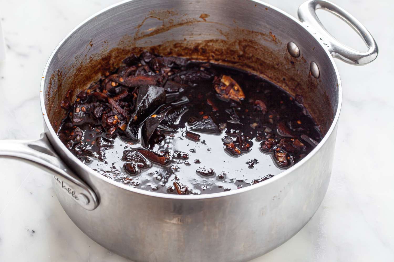 Homemade Worcestershire Sauce in a Pot