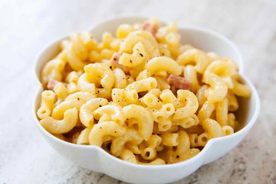 quick stovetop macaroni and cheese with ham