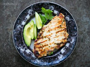 Grilled Cilantro Lime Chicken on plate