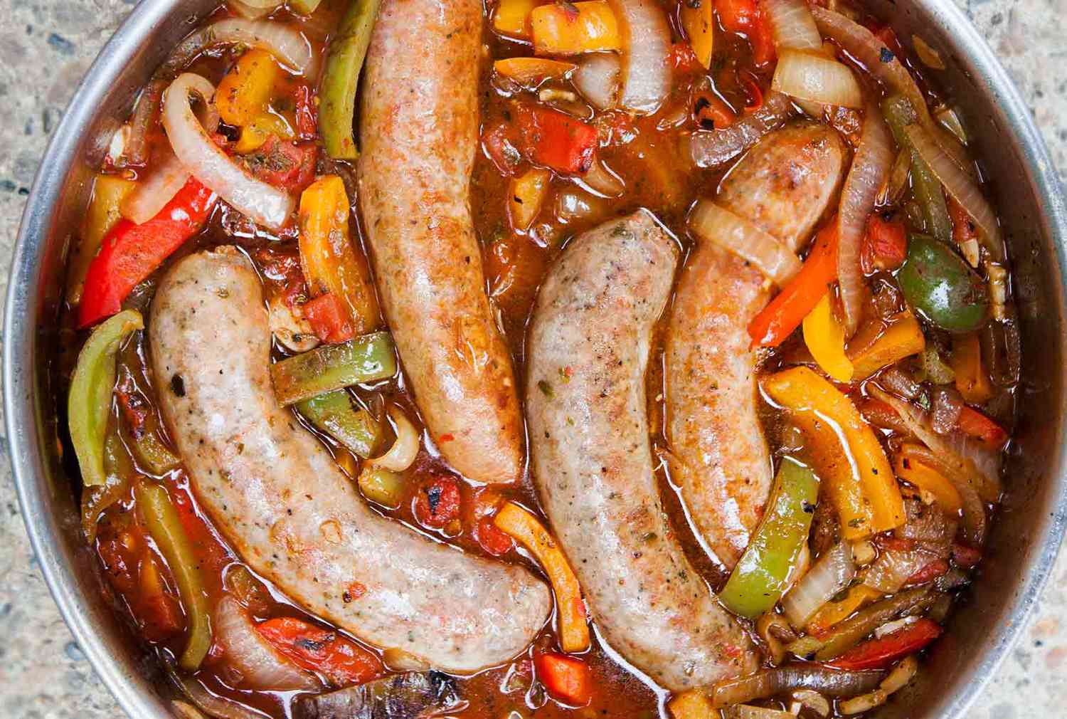 Sausage, Peppers, and Onions recipe