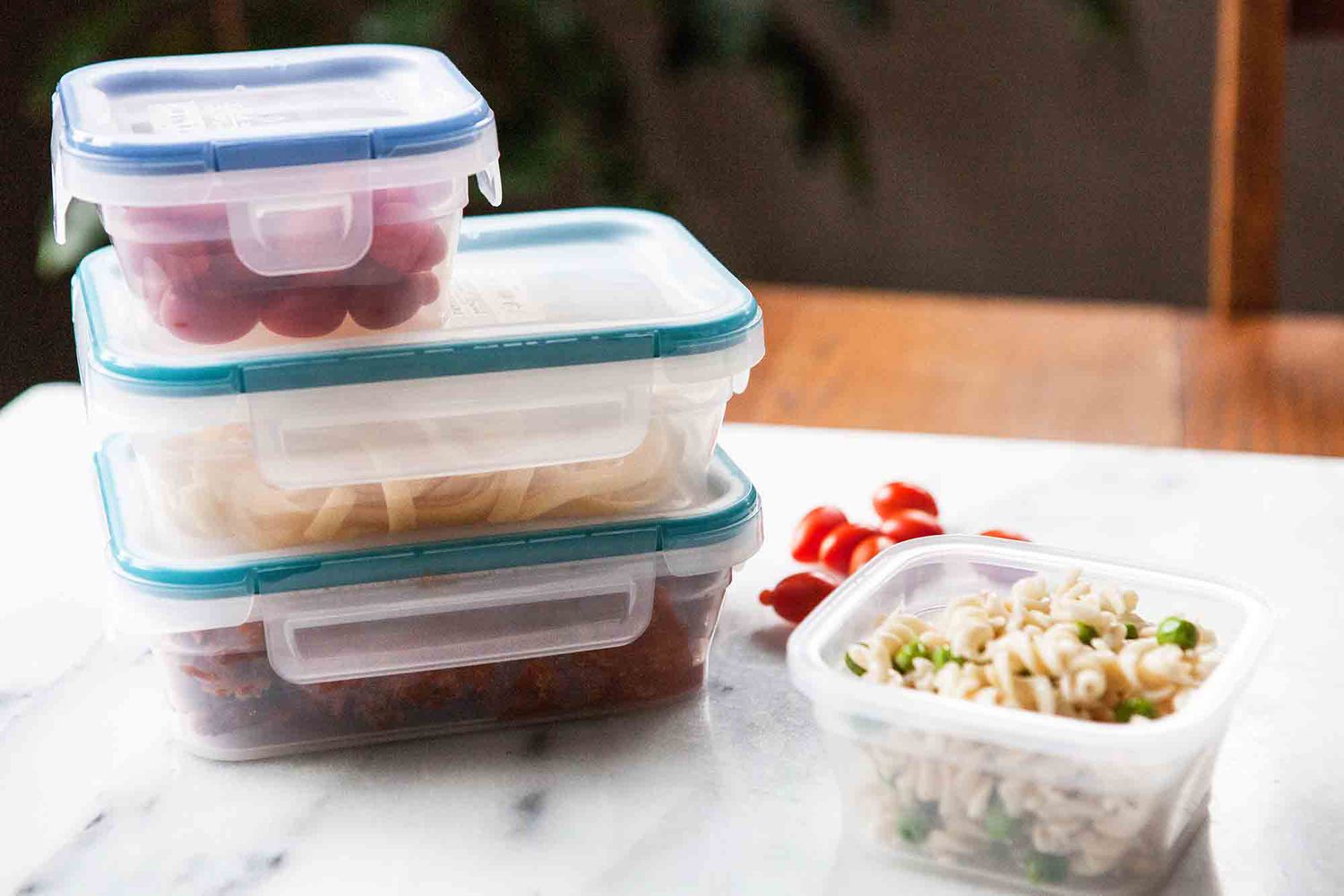Food Storage Containers - Snap on lids for leftovers