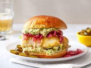 Fish Sandwiches with Avocado Mayo