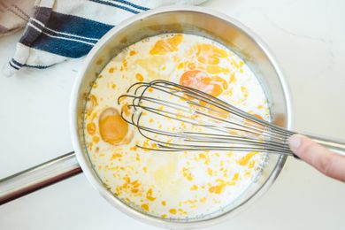 Egg yolks in warm milk how now to temper eggs