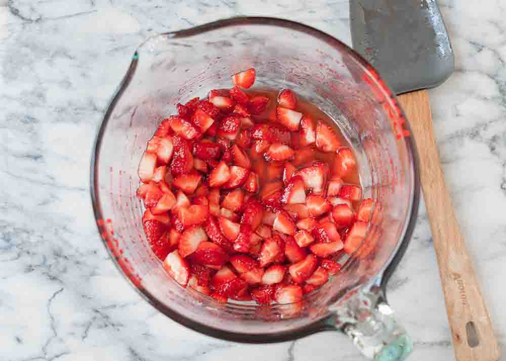 macerated fruit Jam in the Microwave