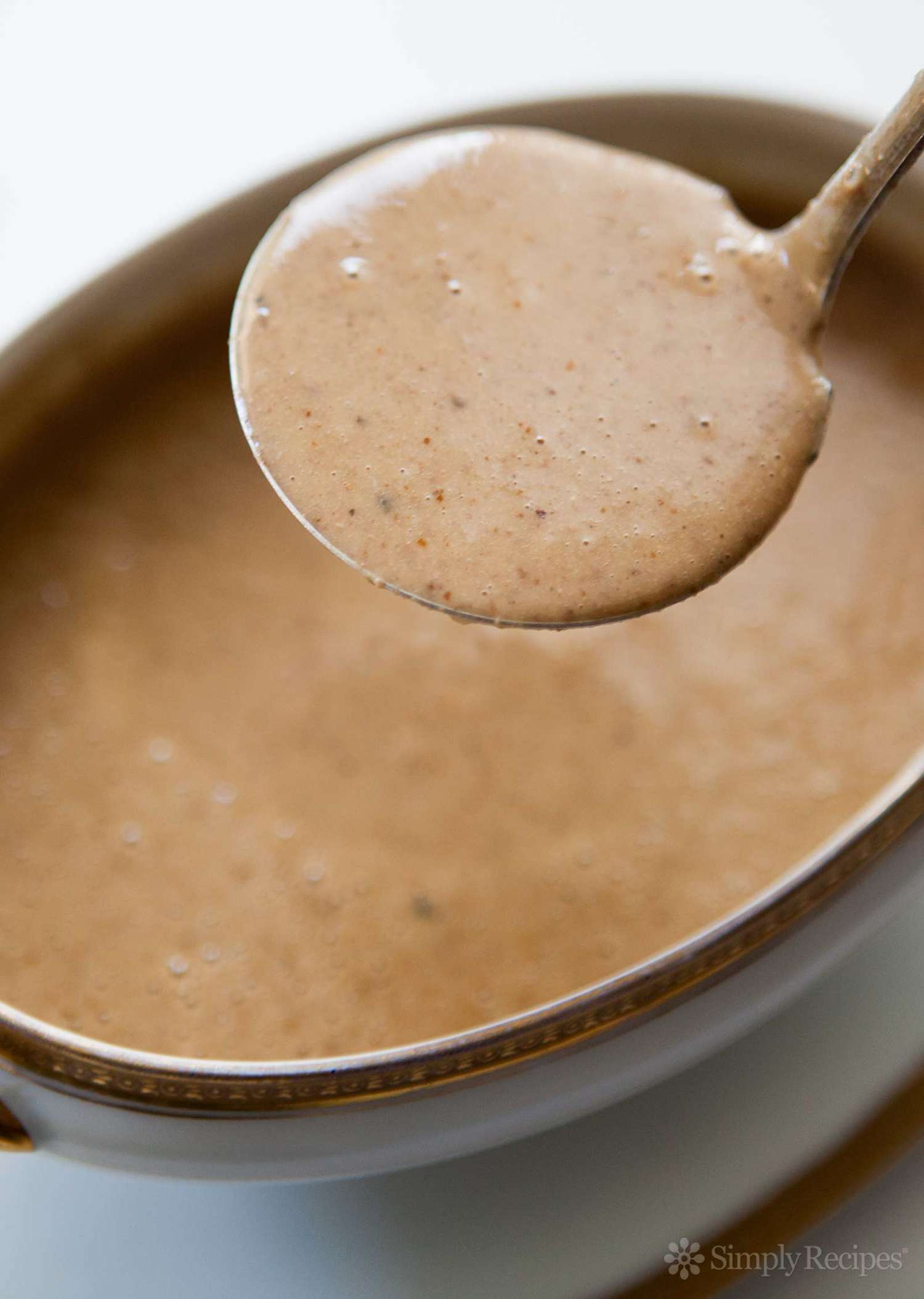 A ladleful of giblet Gravy