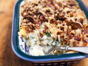 Potato Spinach Sausage Casserole